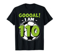 110 Year Old Birthday Soccer Themed T-Shirt - Unique Graphic Men Women