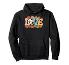 Groovy Love Soccer Goalie Player Fan Hoodie - Aesthetic Graphic Men Women