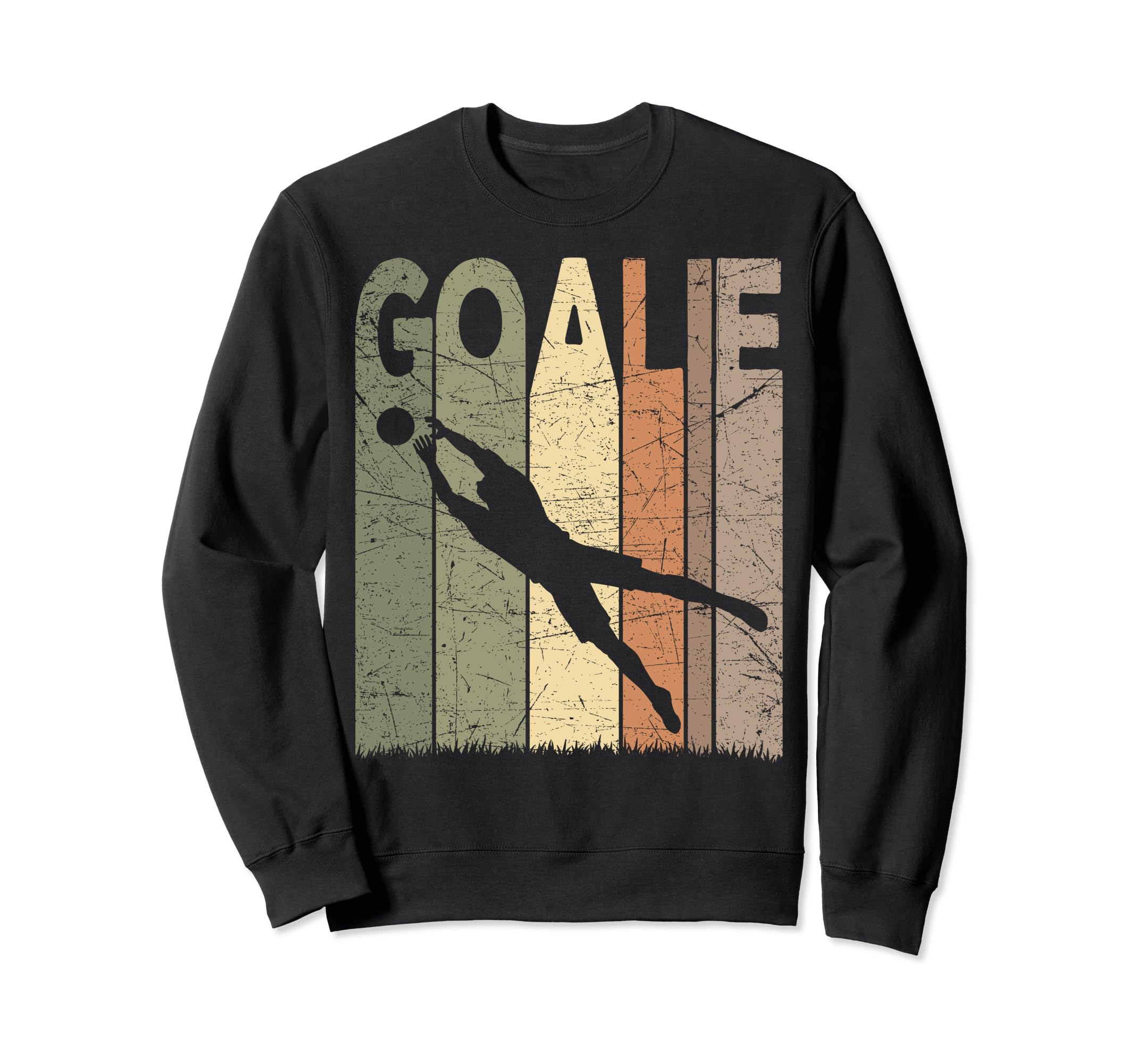 Soccer Goalie Soccer Goalkeeper Sweatshirt - Minimalist Print Men Women