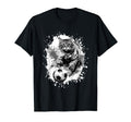Cat Playing Soccer Team Sports Animal T-Shirt - Streetwear Style for Adults