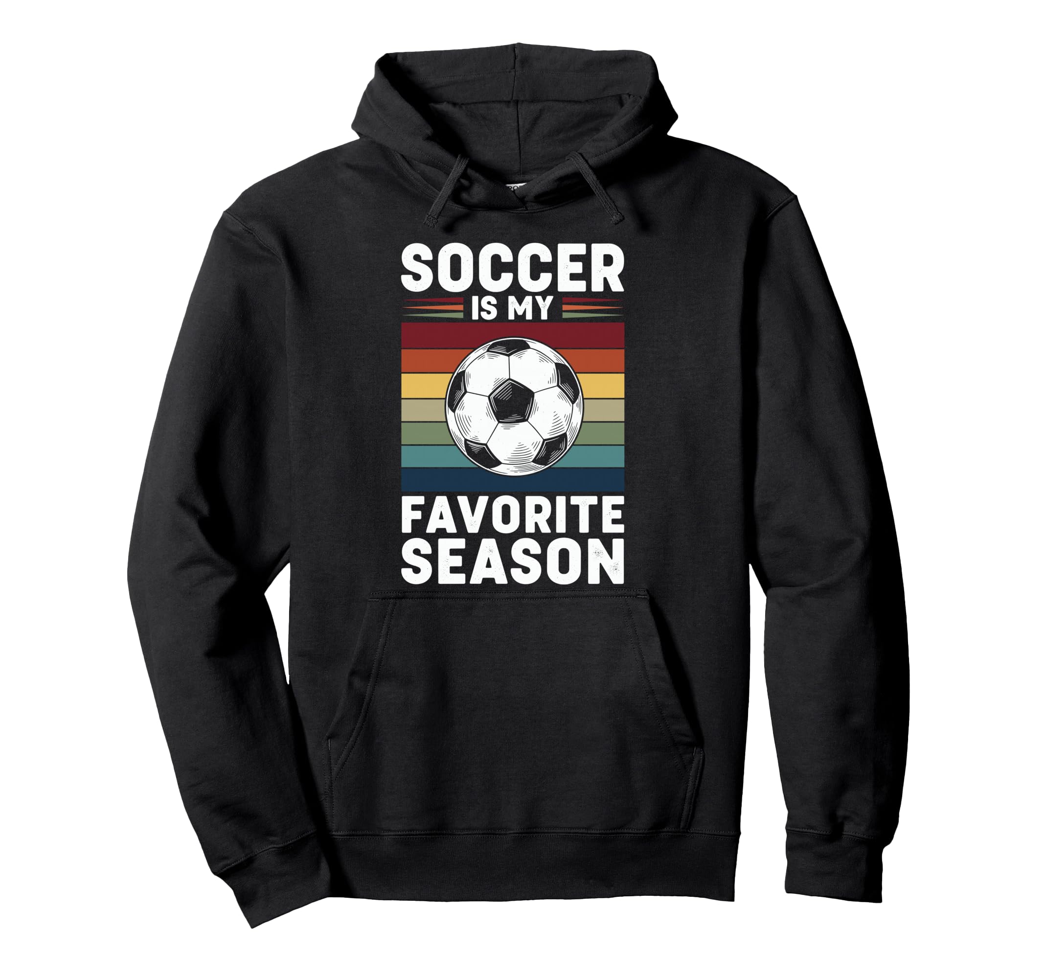 Soccer Is My Favorite Season Hoodie - Aesthetic Graphic Unisex
