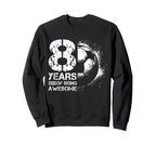 8Th Birthday Soccer Player Sweatshirt - Streetwear Style Men Women