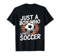 Just Who Loves Soccer T-Shirt - Unique Graphic for Adults