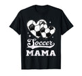 Soccer Heart Mama Soccer Player T-Shirt - Fun Novelty Design for Adults