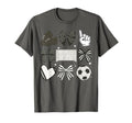 Soccer Coquette Bow Football Mama T-Shirt - Custom Art Print Men Women