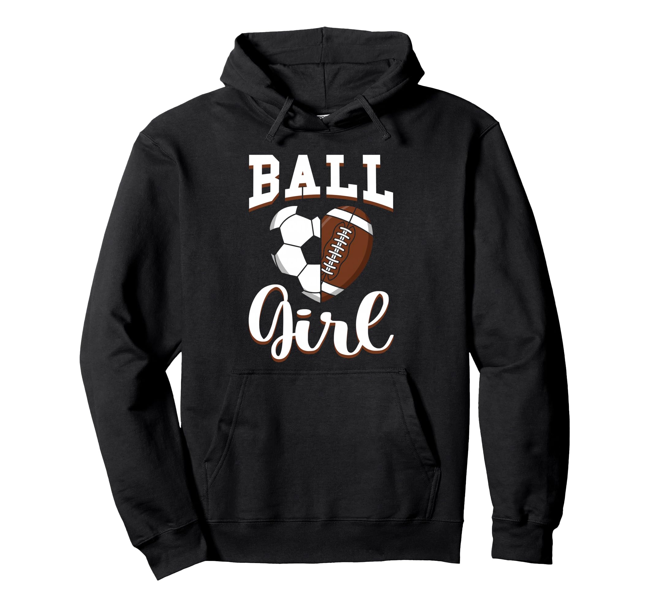 Ball Soccer Football Lovers Gifts Heart Hoodie - Trendy Graphic Men Women
