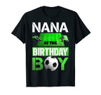 Nana Birthday Soccer Sport Matching T-Shirt - Minimalist Print Men Women