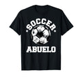 Soccer Abuelo Soccer Ball Distressed T-Shirt - Casual Everyday Wear Unisex