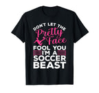 Soccer Art Teen Goalie Soccer Player T-Shirt - Aesthetic Graphic for Adults