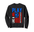 Play Like Soccer Sweatshirt - Minimalist Print Unisex