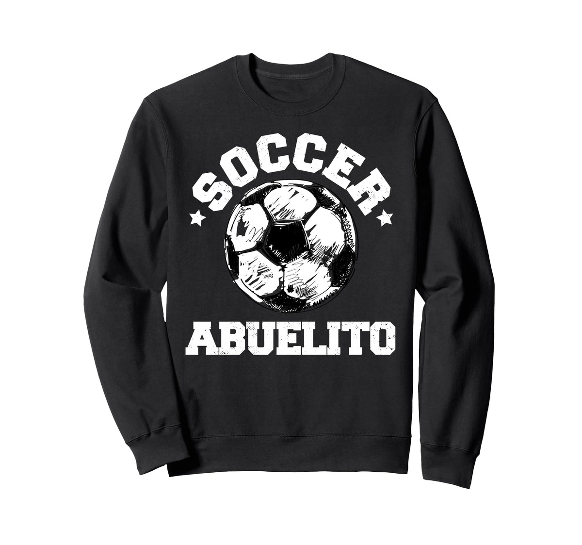 Soccer Abuelito Soccer Ball Sweatshirt - Aesthetic Graphic Unisex