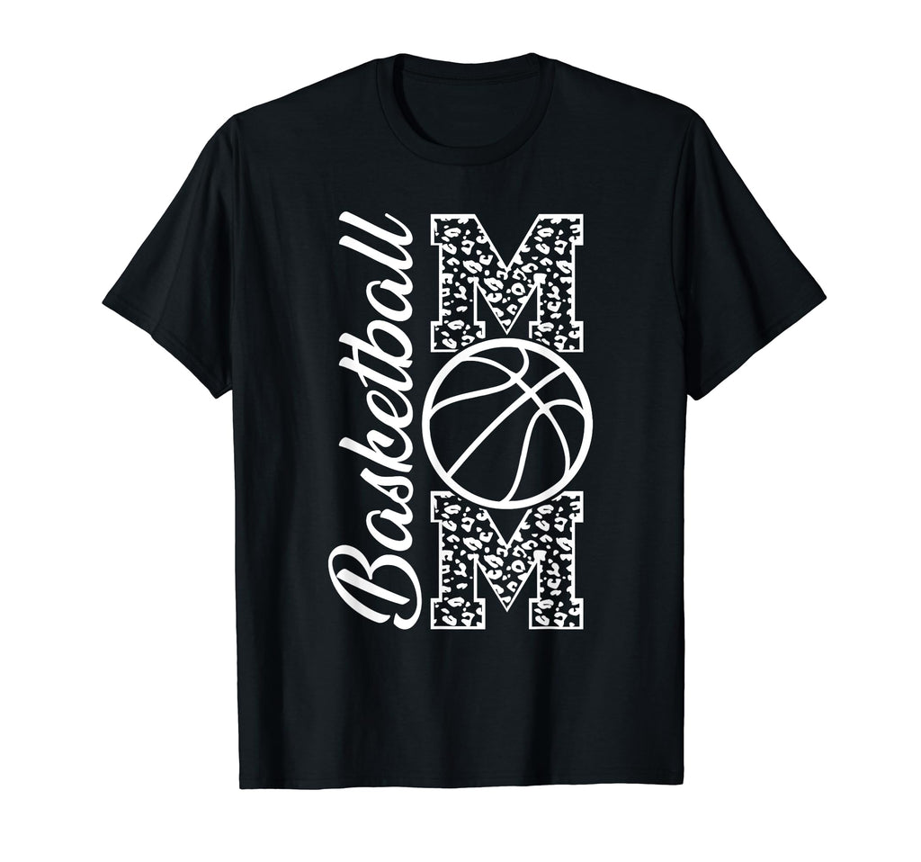 Basketball Mom Leopard Cheetah Proud T-Shirt - Novelty Apparel Unisex