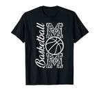 Basketball Mom Leopard Cheetah Proud T-Shirt - Novelty Apparel Unisex