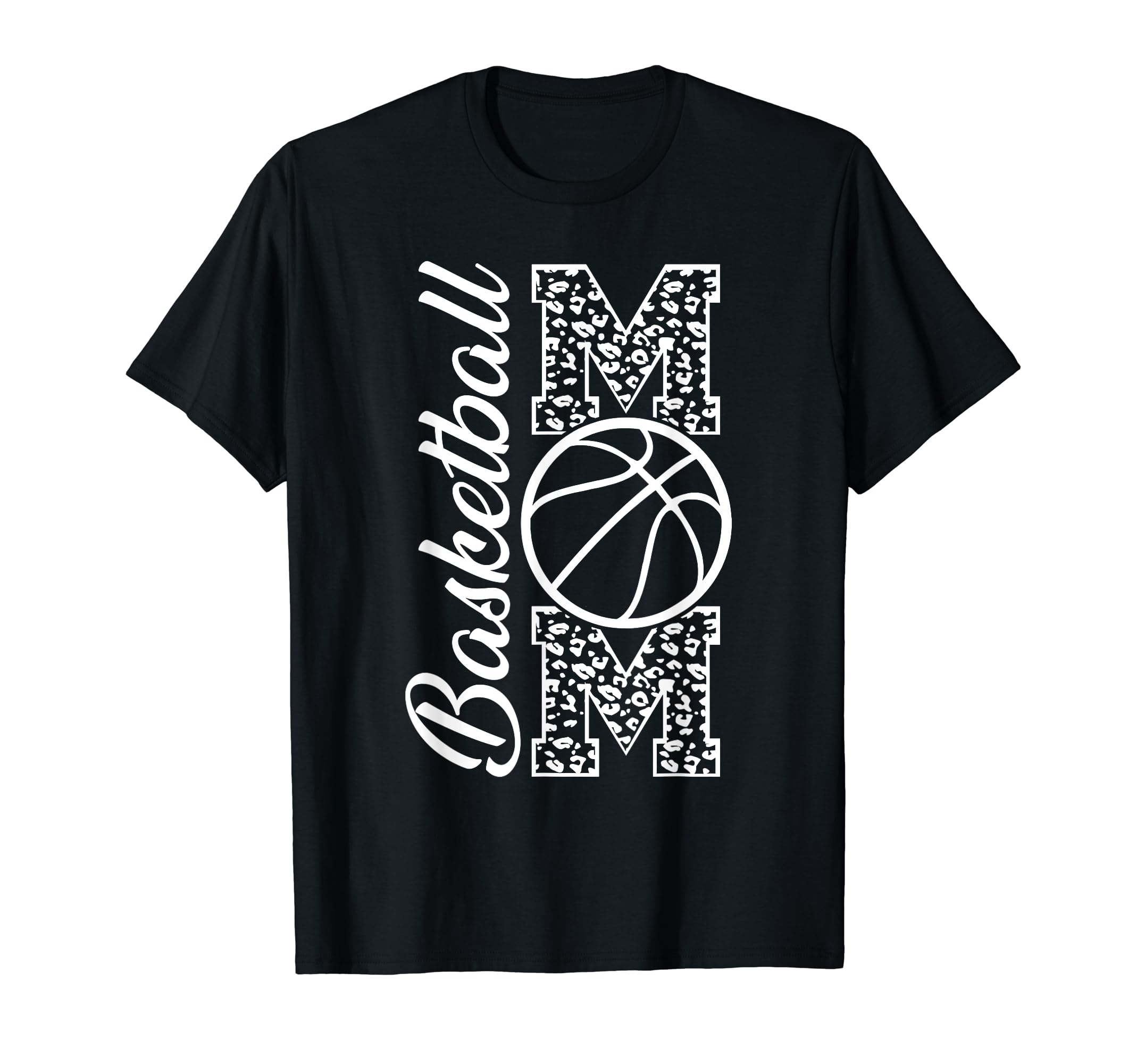 Basketball Mom Leopard Cheetah Proud T-Shirt - Novelty Apparel Unisex