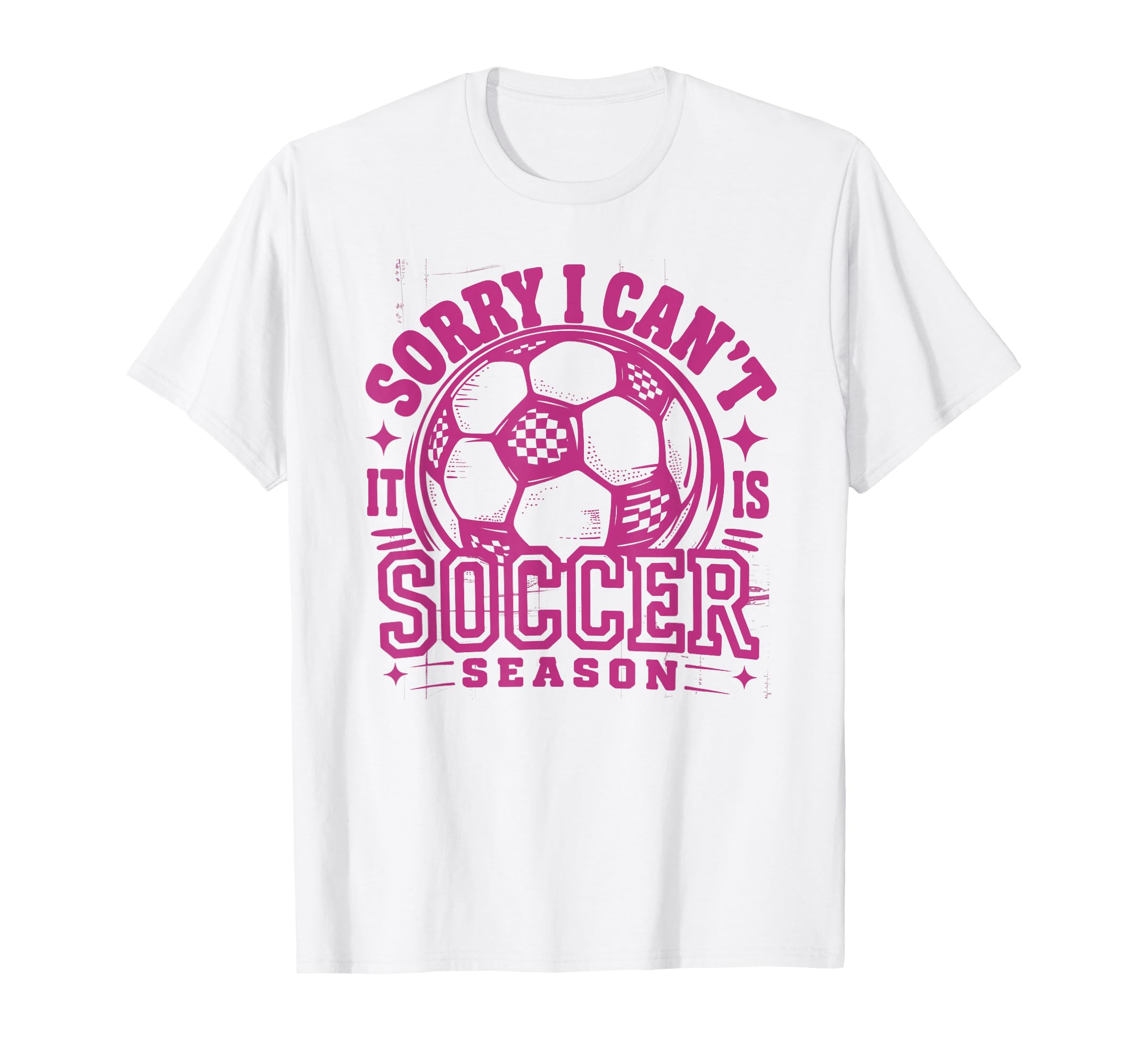 Sorry I Cant Soccer Mommy Mama Soccer T-Shirt - Trendy Graphic Unisex