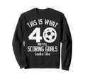 Funny Soccer 40Th Birthday 40 Years Sweatshirt - Graphic Print Men Women