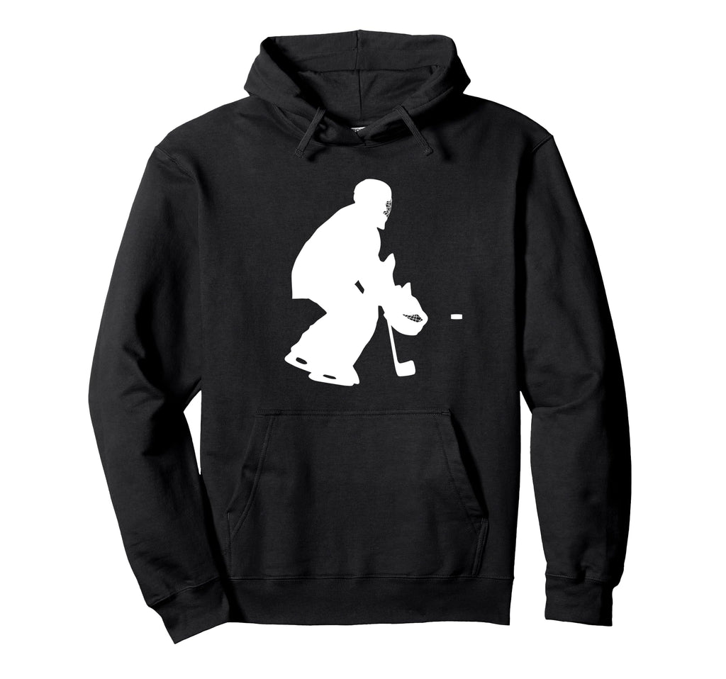 Ice Hockey Player Goalkeeper Ice Hoodie - Custom Art Print Men Women