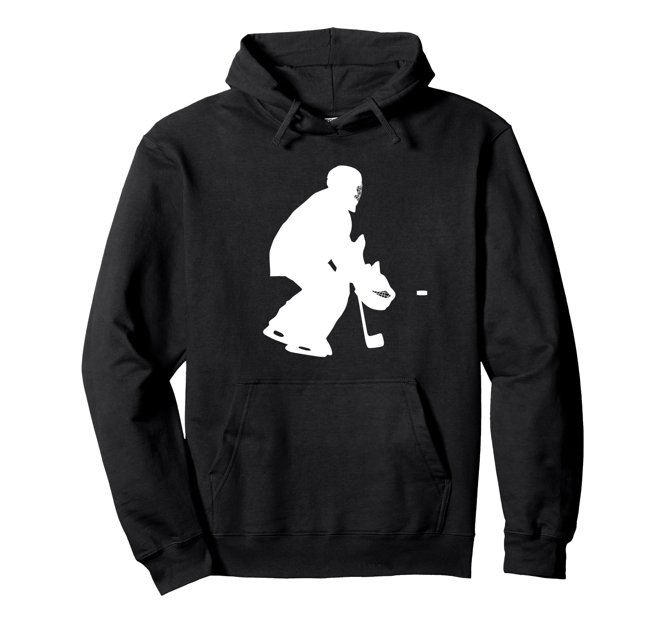 Ice Hockey Player Goalkeeper Ice Hoodie - Custom Art Print Men Women
