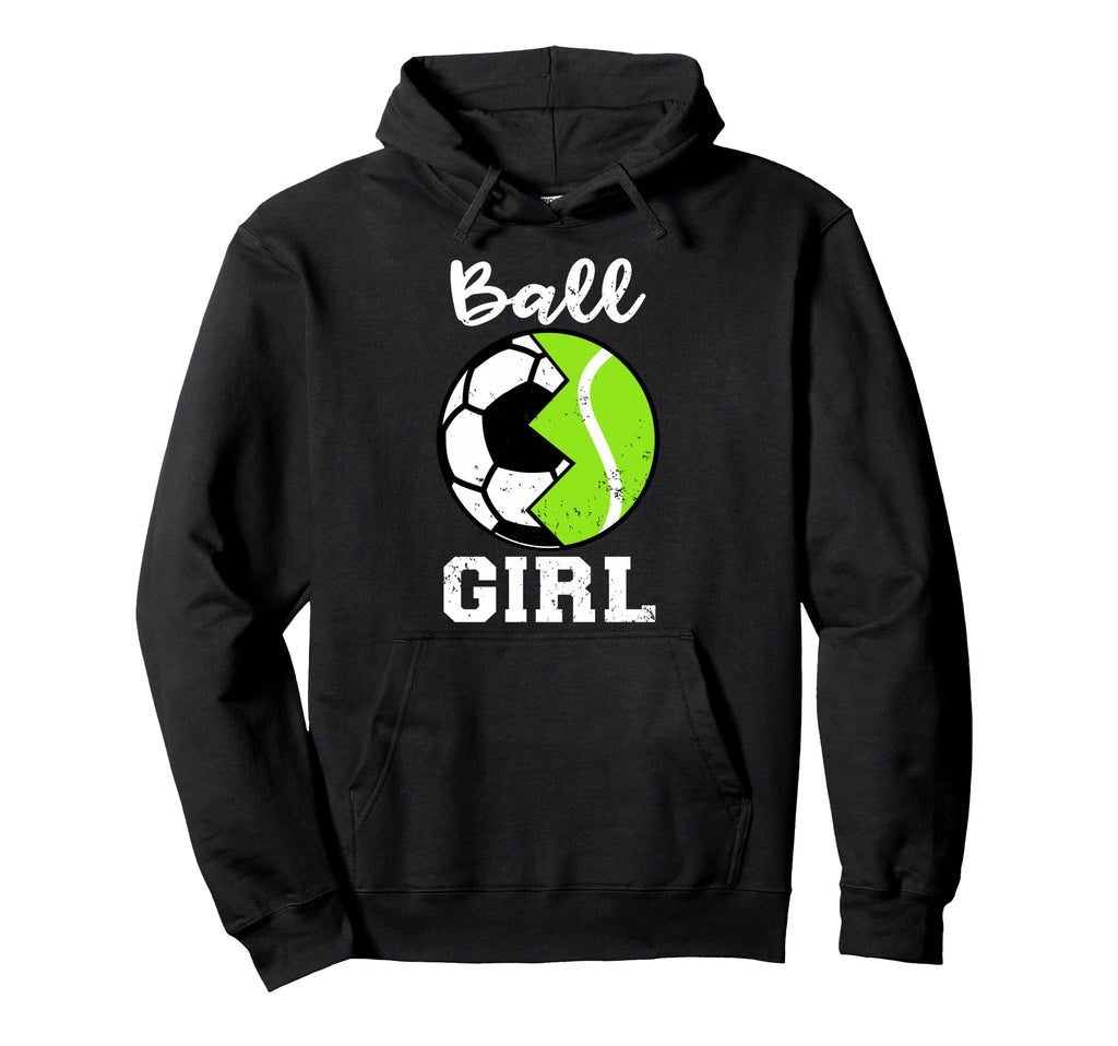 Ball Funny Soccer Tennis Player Hoodie - Casual Everyday Wear Unisex