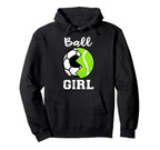 Ball Funny Soccer Tennis Player Hoodie - Casual Everyday Wear Unisex