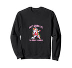 Soccer My Goal Is To Deny Yours Sweatshirt - Graphic Print Men Women