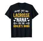 Im Lacrosse Goalie Nana Lacrosse T-Shirt - Trendy Graphic Unisex