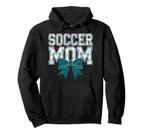 Soccer Mom Coquette Bow Mothers Day Hoodie - Streetwear Style for Adults