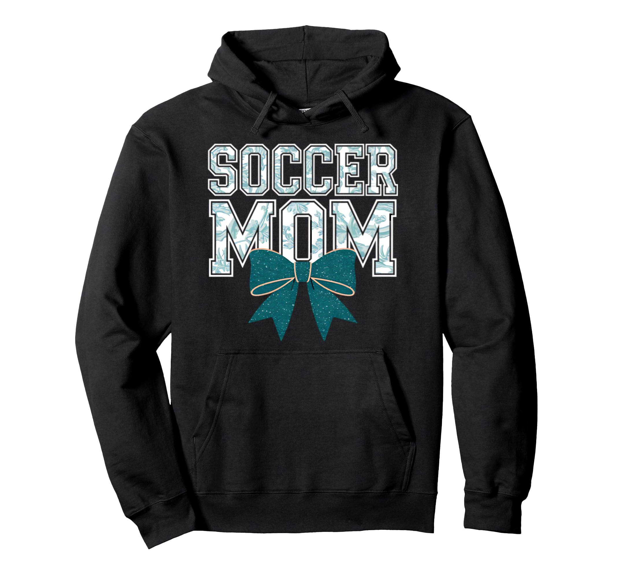 Soccer Mom Coquette Bow Mothers Day Hoodie - Streetwear Style for Adults