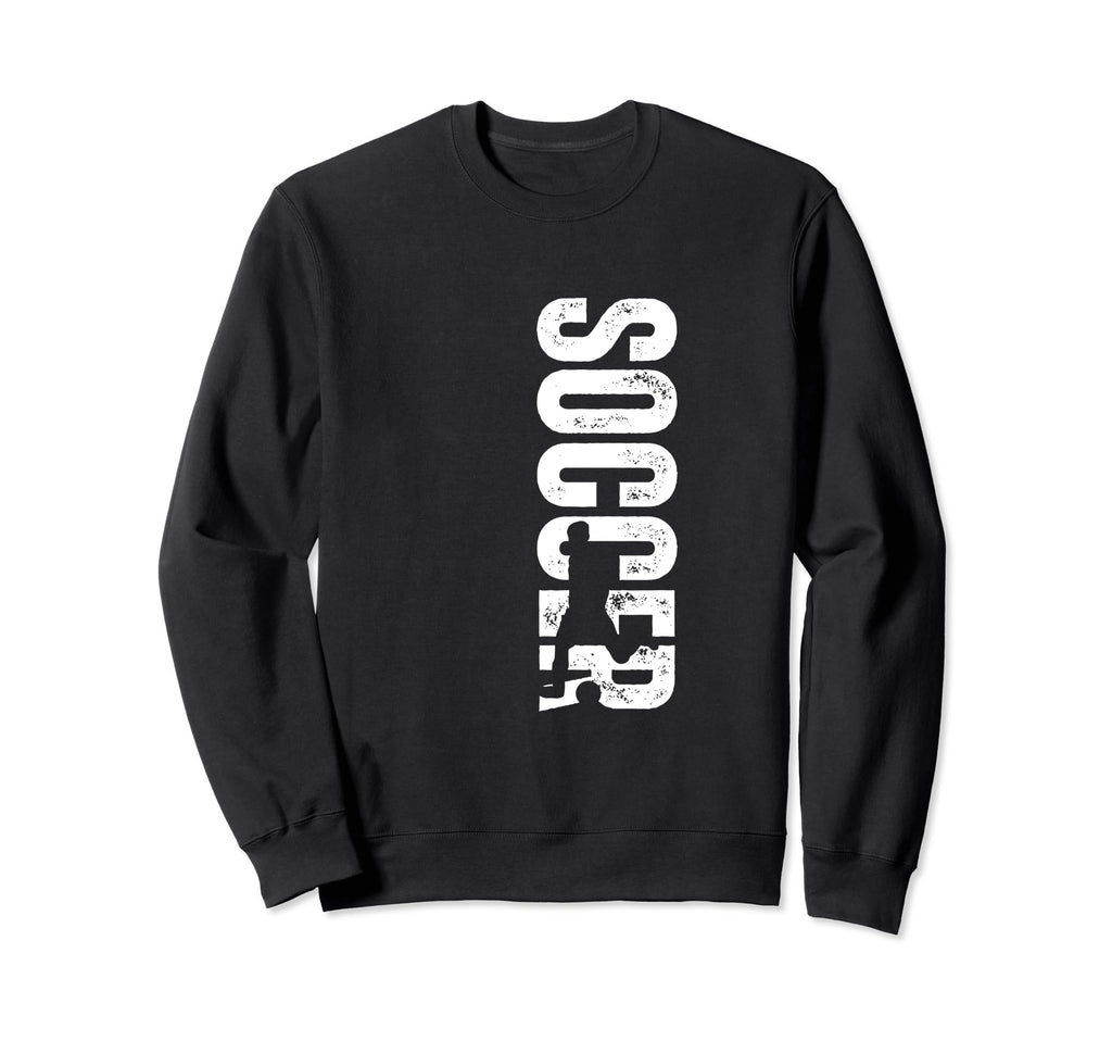 Soccer Coach Distressed Soccer Sweatshirt - Novelty Apparel for Adults
