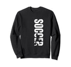 Soccer Coach Distressed Soccer Sweatshirt - Novelty Apparel for Adults