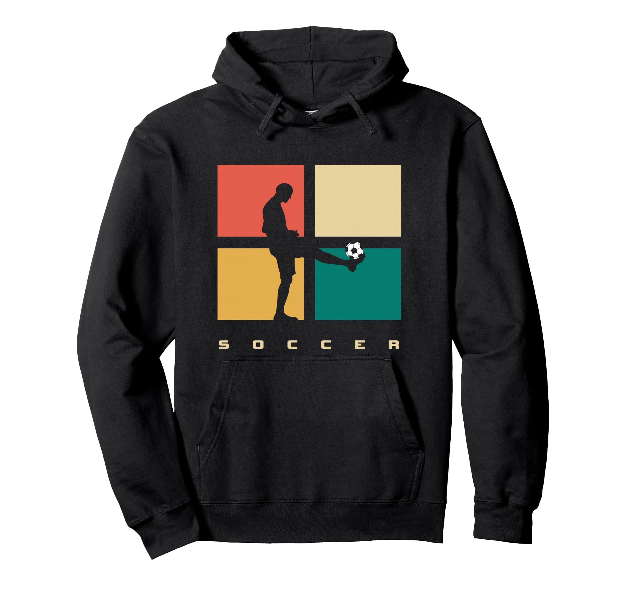 Soccer Soccer Players Or Fans Sweatshirt - Minimalist Print for Adults