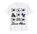 Soccer Mama Bow Soccer Mom Mommy T-Shirt - Custom Art Print for Adults