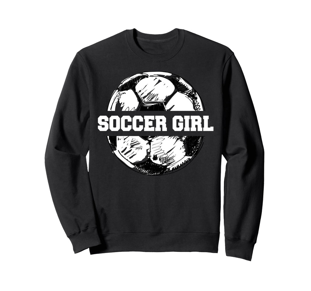 Soccer Funny Soccer Ball Split Sweatshirt - Casual Everyday Wear Men Women