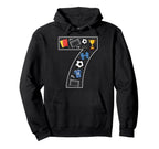7Th Birthday 7 Year Old Football Hoodie - Casual Everyday Wear Men Women