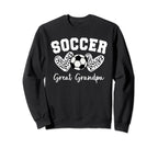 Soccer Great Grandpa Matching Sweatshirt - Fun Novelty Design Unisex
