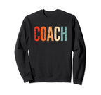 Coach Sports Team Trainer Sweatshirt - Minimalist Print for Adults