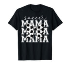 Soccer Mama Groovy Soccer Softball Mom T-Shirt - Trendy Graphic Men Women
