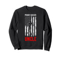 Proud Soccer Uncle Usa Flag Family Sweatshirt - Trendy Graphic Men Women