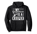 Proud Soccer Keeper Papaw Soccer Hoodie - Novelty Apparel for Adults