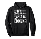 Proud Soccer Keeper Papaw Soccer Hoodie - Novelty Apparel for Adults