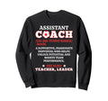Soccer Assistant Coach Noun Sweatshirt - Casual Everyday Wear for Adults