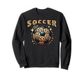 Soccer Ball Leopard Sweatshirt - Streetwear Style for Adults