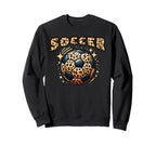 Soccer Ball Leopard Sweatshirt - Streetwear Style for Adults