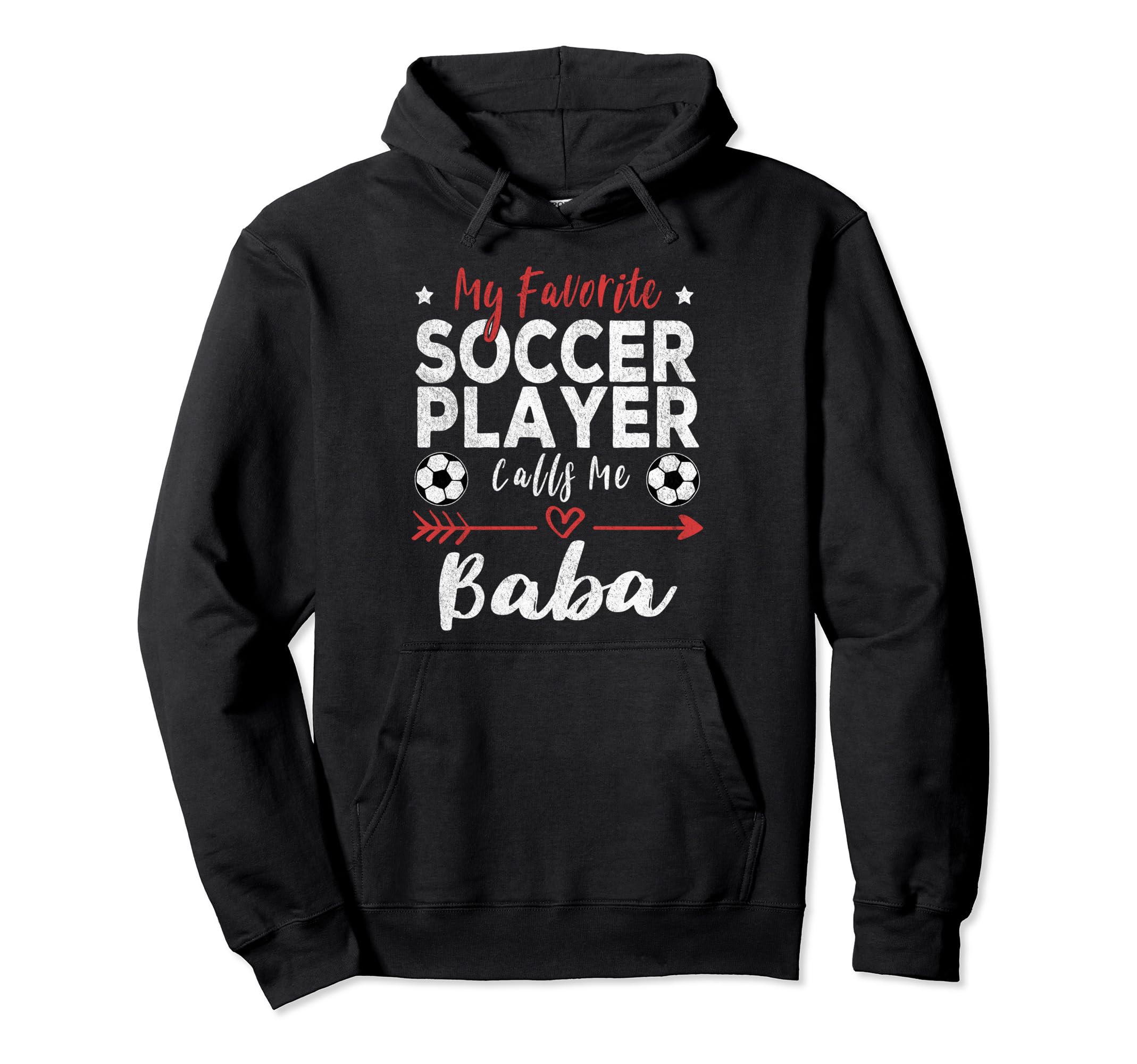 My Favorite Soccer Player Calls Me Baba Hoodie - Custom Art Print Unisex