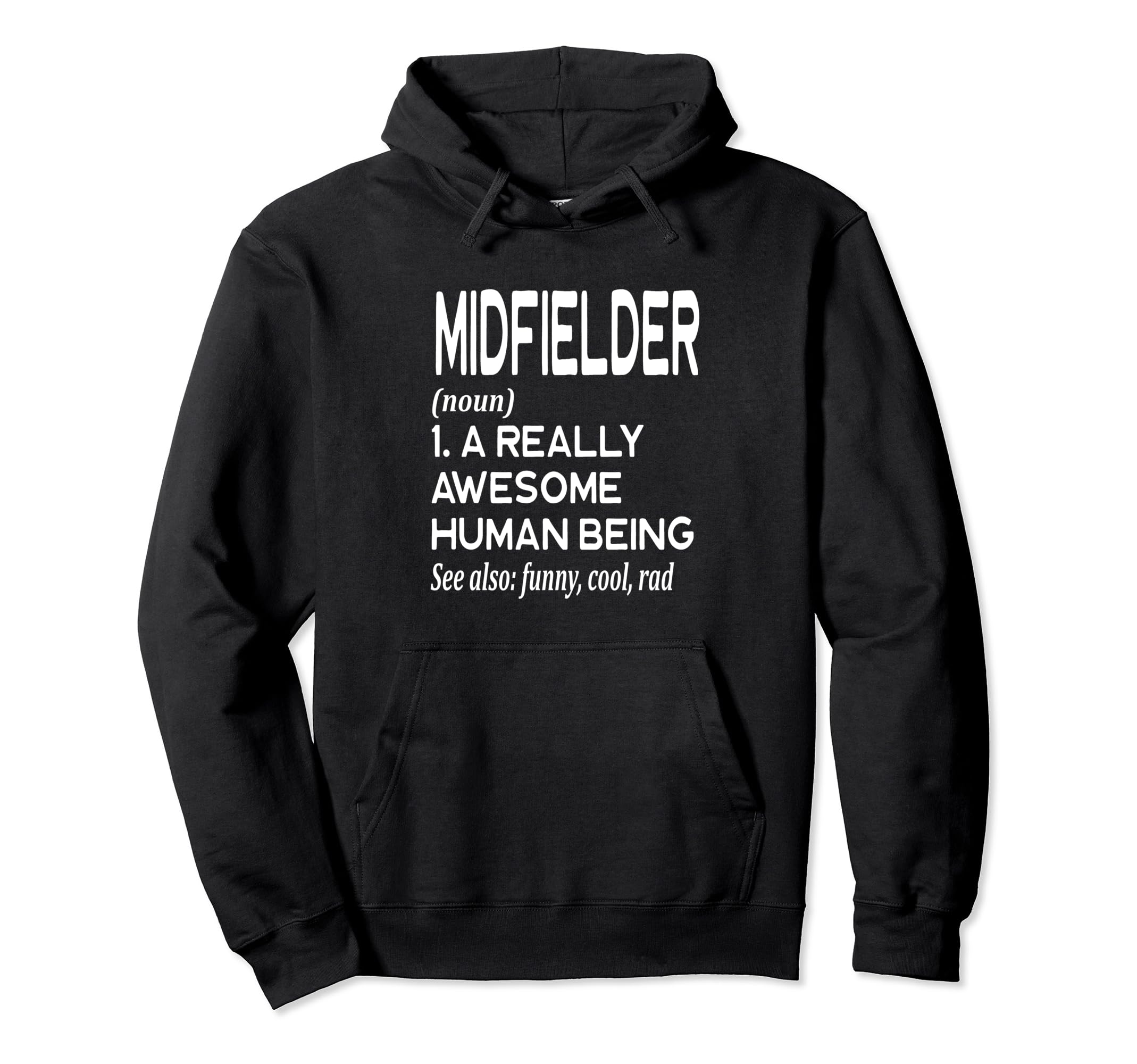 Soccer Player Definition Funny Hoodie - Minimalist Print Men Women