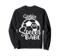 Senior Soccer Babe 2024 Class 2024 Sweatshirt - Trendy Graphic Unisex