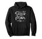 Living That Soccer Mom Life Funny Sayings Hoodie - Unique Graphic Unisex