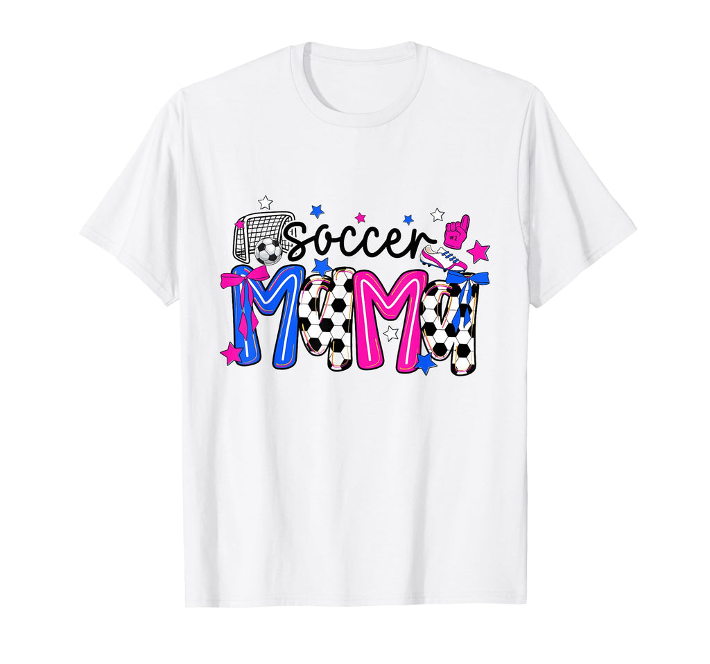 Soccer Mama Mothers Day Game Day T-Shirt - Streetwear Style Men Women