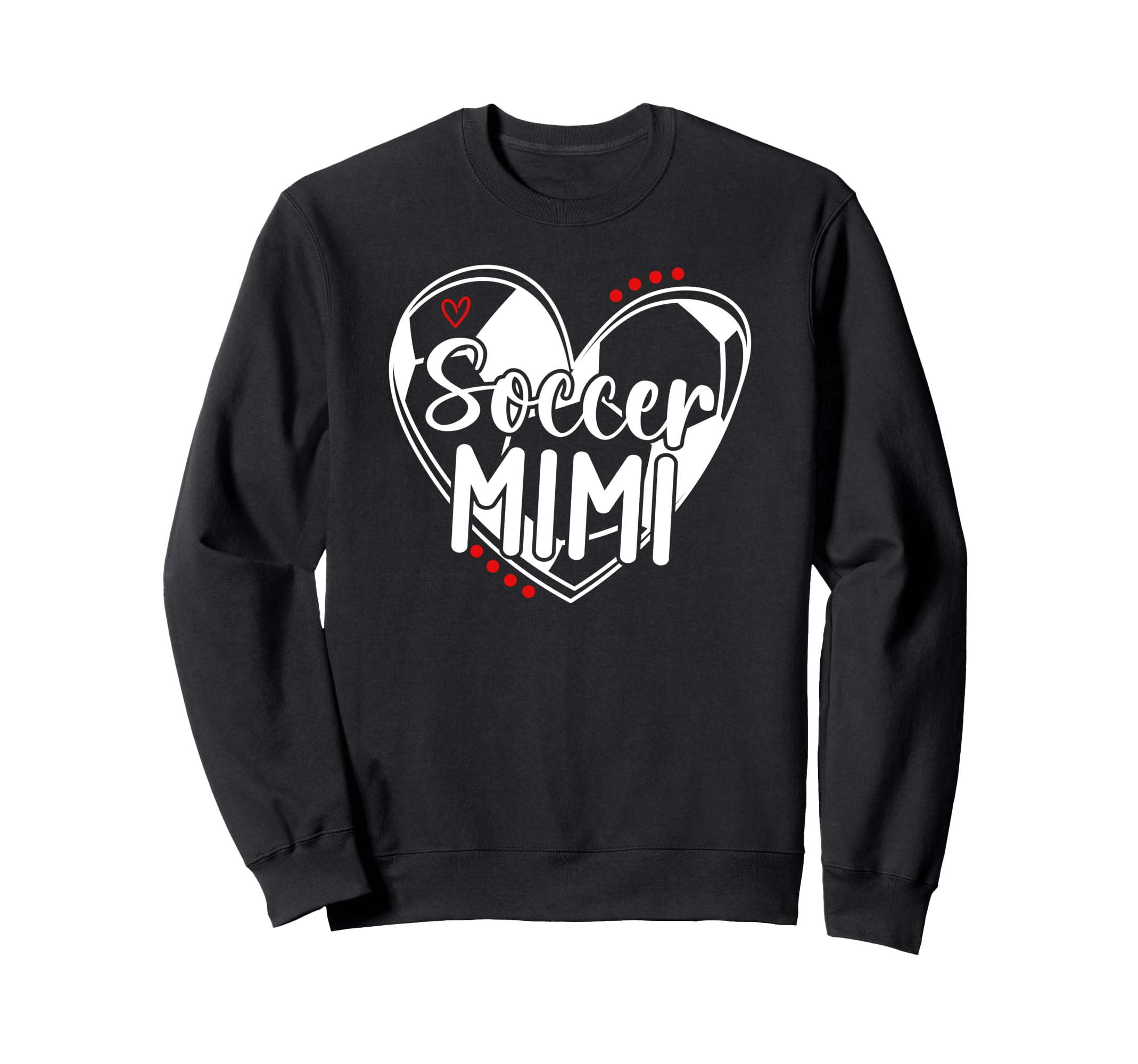 Soccer Mimi Heart Mimi Soccer Player Sweatshirt - Trendy Graphic Unisex