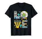 Love Hanukkah Menorah Costume Soccer Lover T-Shirt - Unique Graphic Unisex